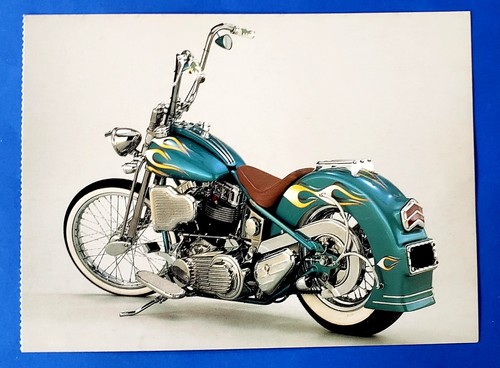 Postcard teal 1961 custom - postcard,
