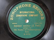 78rpm OTTO REUTTER - IMMER
