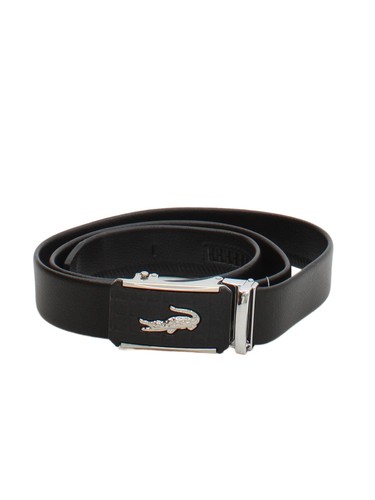 Lacoste men belt black 100 - black, 100%