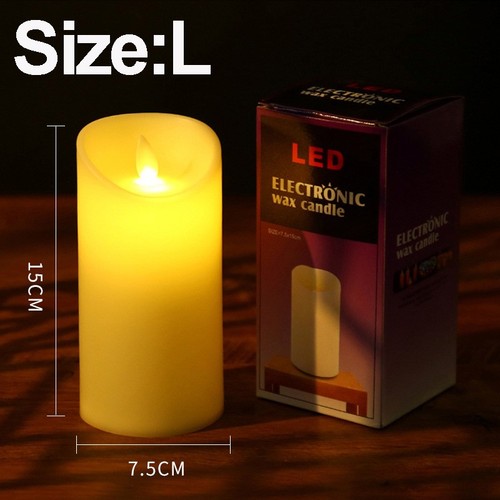 Moving wick led candle dancing - wick,