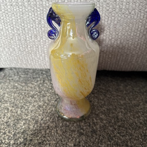 Iridescent art glass - glass, vase