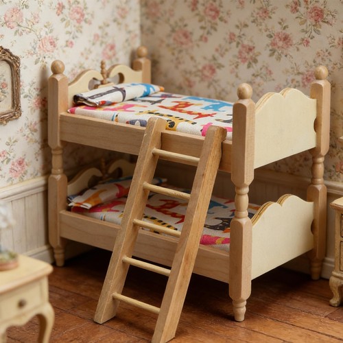 Wooden bunk bed - 1:12,