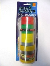 Space Blaster Disc shooter gun Re-Load Cartridge Belt Clip 20 Foam Discs refill