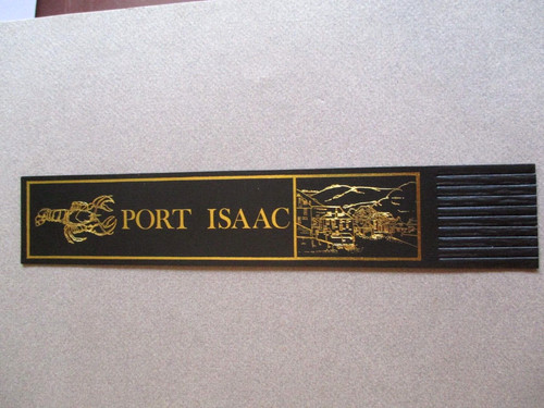Leather bookmark cornwall port - bookmark,