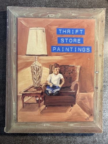 Thrift store paintings - thrift,