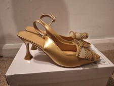 Golden Shoes for Ladies Size 5