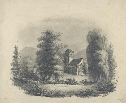 Little malvern church - little,