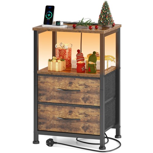 Yornoli bedside table with - bedside,