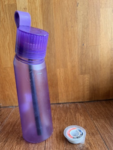 Purple air bottle with one - purple,