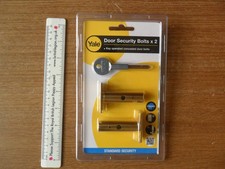 YALE Door Security Mortice Bolts Brass X 2 P-2PM444-PB-2 (new other)