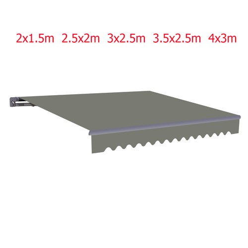 Retractable manual awning - manual,