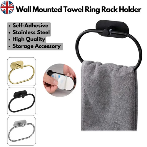 Bathroom towel ring - towel,