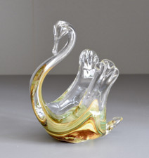 Alum Bay Glass swan figurine