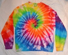 Rainbow Spiral festival tie