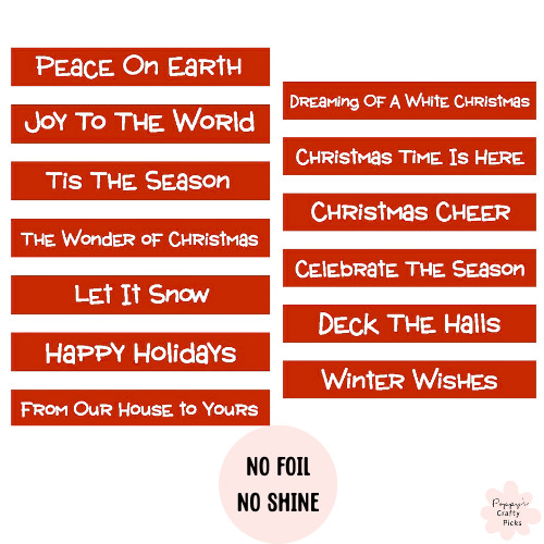 Mixed christmas sentiments - mixed,
