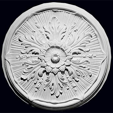 Ceiling rose resin strong - rose,
