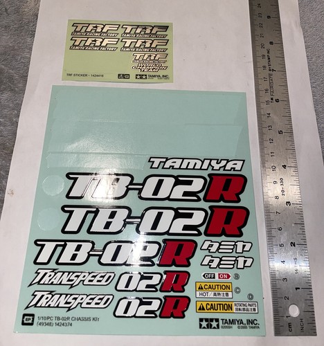 Tamiya tb02r trf partial - tamiya,