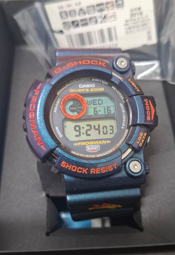 Casio shock frogman poison - casio,