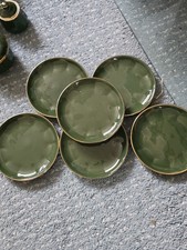 A SUPERB SET OF  6 APILCO.  Dessert Plates