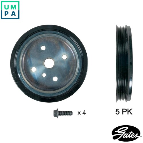 Belt pulley crankshaft - pulley,