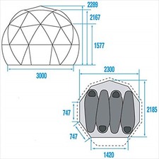 THE NORTH FACE Geodome 4 Tent