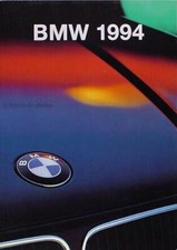 1994 BMW Sales Catalog 840Ci 850 750iL 740 540i 530i 525i 325 318 Colour Brochure