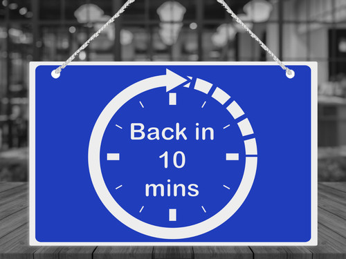 Back mins clock - 10,