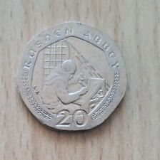 ??20p Coin Isle of Man Rushen Abbey x 1 Circulated??