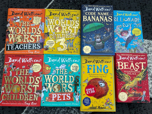 David walliams book bundle - book, 8