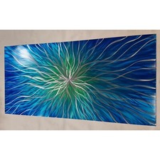 Modern abstract metal wall