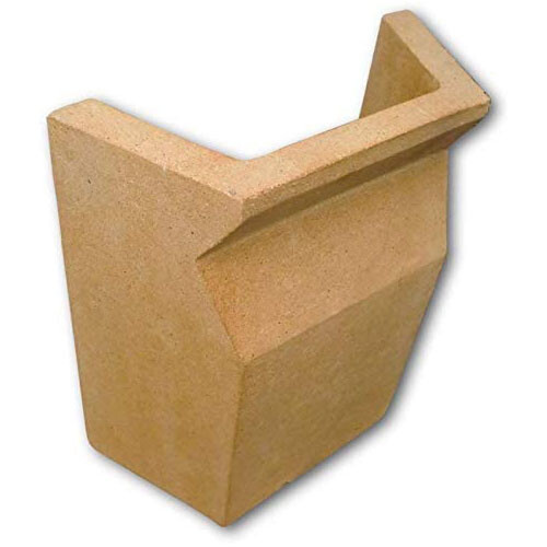 Clay fireback lintel - fireback, &