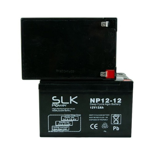 Pair 12v 12ah - 12ah, shoprider