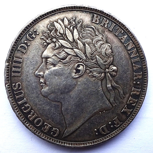George 1821 secundo - 1821, crown