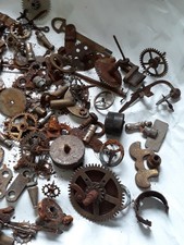 old vintage clock parts