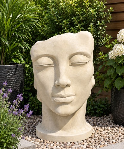 Large cream abstract - cream,