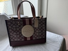 Coach Dempsey Tote Bag In Jacquard Signature Print