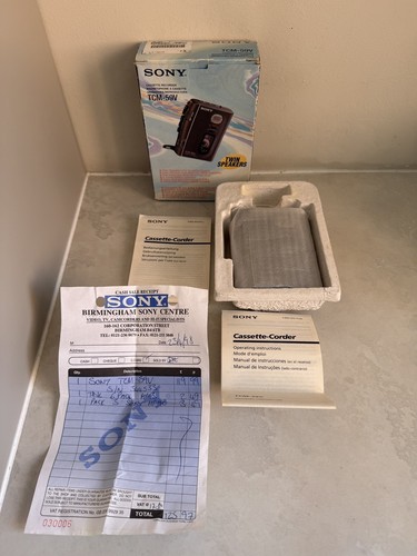 Sony tcm 59v tape - tape, recorder
