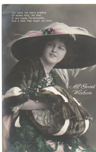 Vintage glamour christmas - vintage,