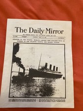 Titanic sunk mirror - sunk, april