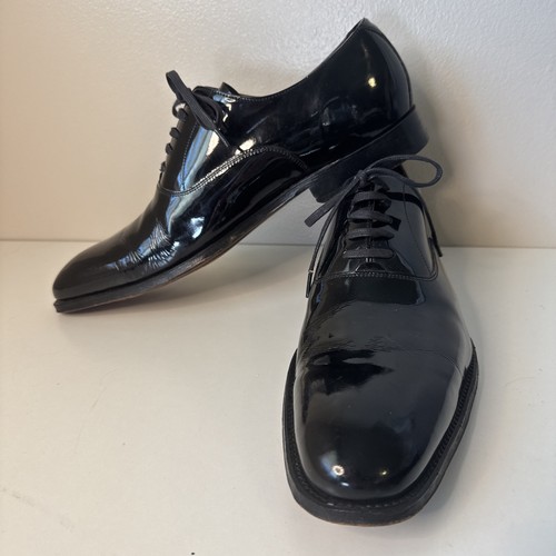 Grenson black leather - leather, polished