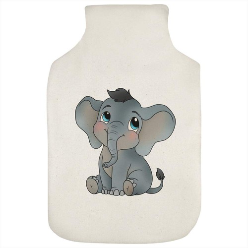 Cute baby elephant hot water - hot,