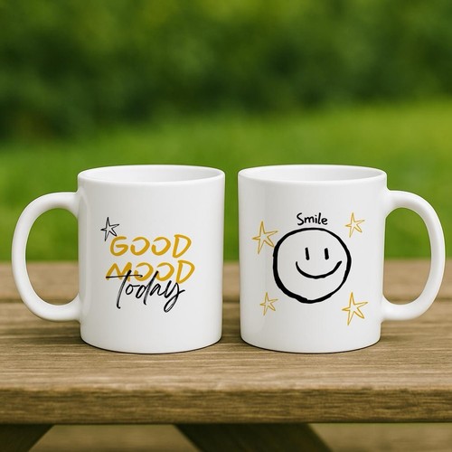 Smiley face mug - smiley, mood