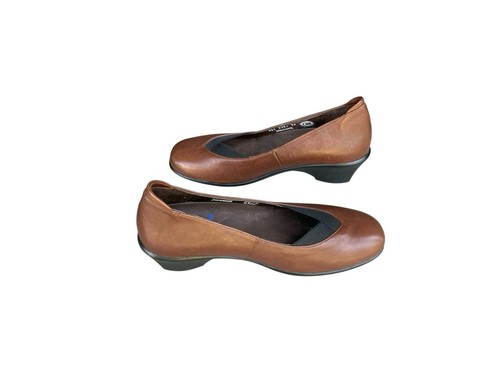 Wolky cognac brown leather - wolky,