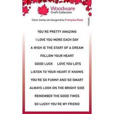 Woodware Clear Stamps