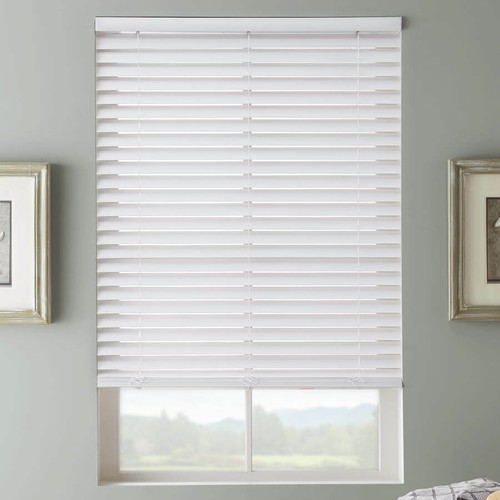 Faux wood venetian blinds - faux,