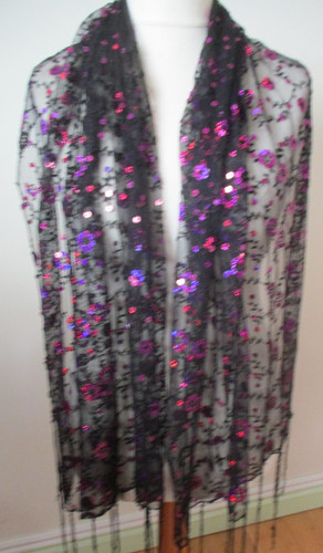 Aisha burka black and pink - burka,