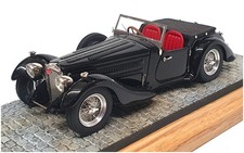Heco Miniatures 1/43 Scale 401M - Bugatti 57S Tourer - Black