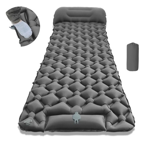 Inflatable camping mat self - camping,