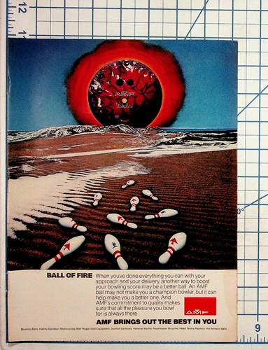 1974 amf strikeline bowling - amf,