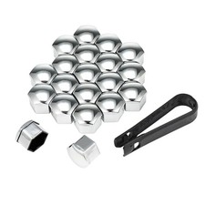 20PCS 17MM FOR ALL CAR CHROME